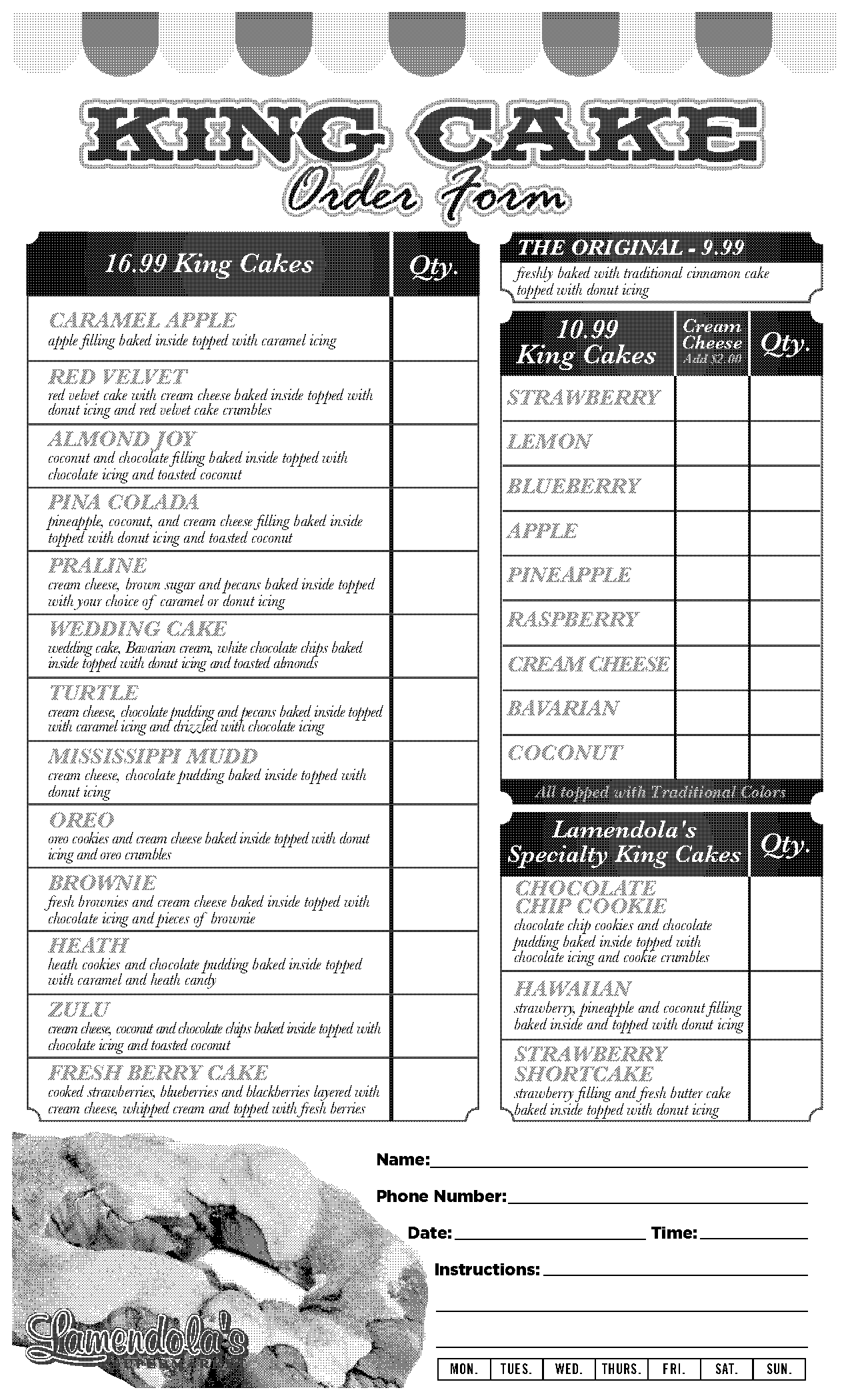 cookie crumbles order form